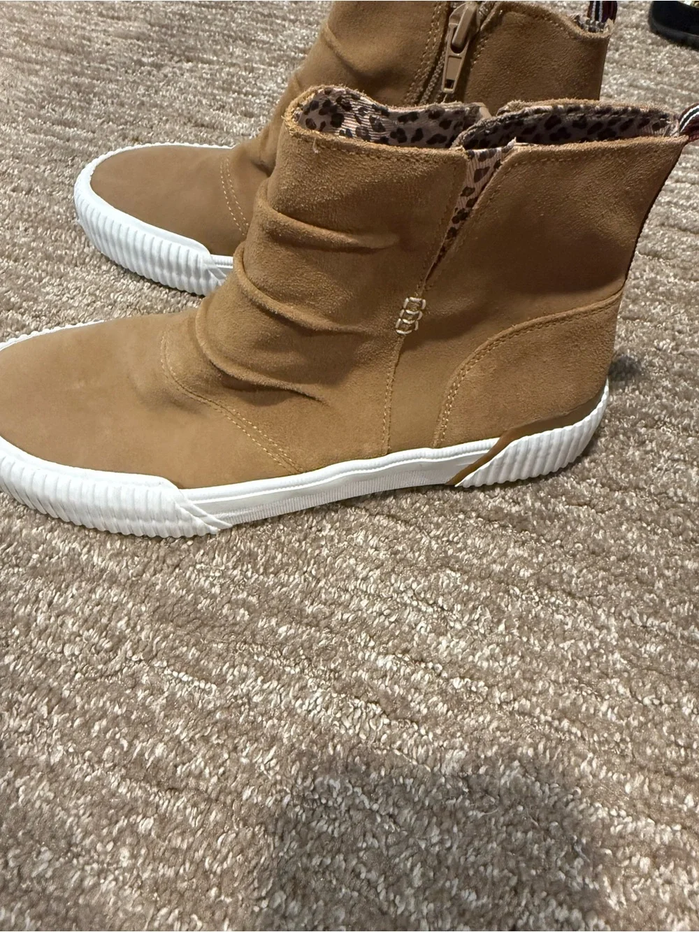 Sperry Kids Brown High-Top Zip Sneakers Boots